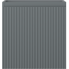 Mexen Rivel bathroom cabinet under sink 45 cm, 1 drawer, grooved, matte graphite - 91A20-04547-1-BF66