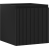 Mexen Rivel bathroom cabinet under the sink 45 cm, 1 drawer, grooved, black matt - 91A20-04547-1-BF71
