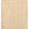 Mexen Rivel bathroom cabinet under-sink 45 cm, 1 drawer, grooved, oak - 91A20-04547-1-BF81
