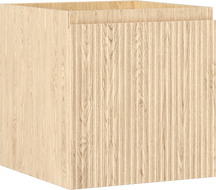 Mexen Rivel bathroom cabinet under-sink 45 cm, 1 drawer, grooved, oak - 91A20-04547-1-BF81