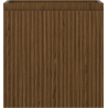 Mexen Rivel bathroom cabinet under sink 45 cm, 1 drawer, grooved, walnut - 91A20-04547-1-BF86