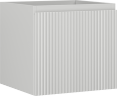 Mexen Rivel bathroom cabinet for sink 50 cm, 1 drawer, grooved, matte gray - 91A20-05047-1-BF62