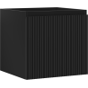 Mexen Rivel bathroom cabinet under sink 50 cm, 1 drawer, grooved, black matte - 91A20-05047-1-BF71