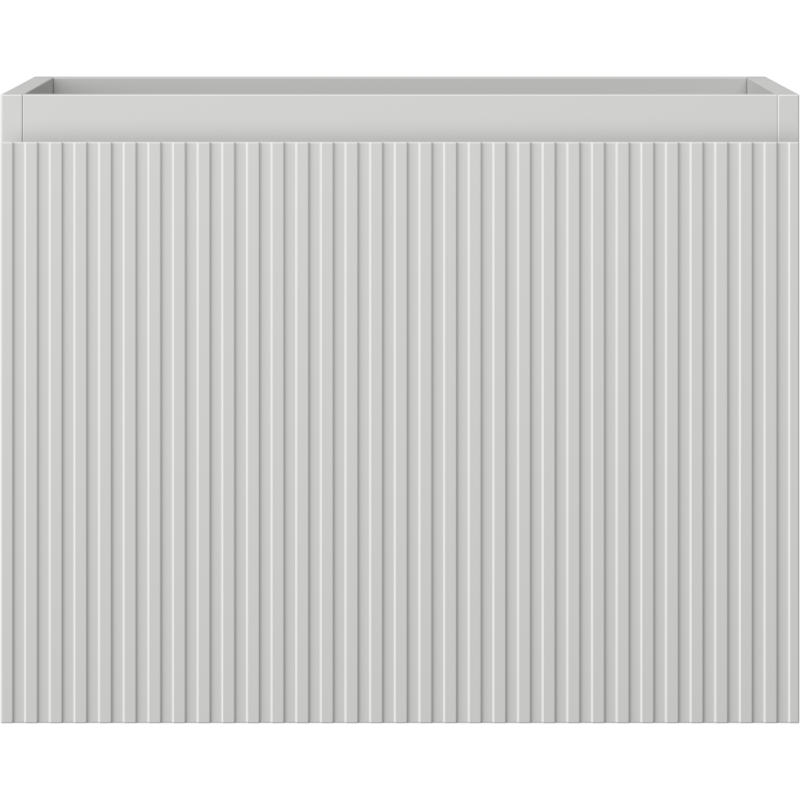 Mexen Rivel bathroom cabinet 60 cm, 1 drawer, fluted, matte grey - 91A20-06047-1-BF62