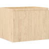 Mexen Rivel bathroom cabinet under the sink 60 cm, 1 drawer, grooved, oak - 91A20-06047-1-BF81