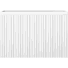 Mexen Rivel bathroom cabinet for a sink 70 cm, 1 drawer, grooved, matte white - 91A20-07047-1-BF01