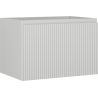 Mexen Rivel bathroom cabinet under sink 70 cm, 1 drawer, grooved, gray matte - 91A20-07047-1-BF62