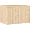 Mexen Rivel bathroom cabinet under the sink 70 cm, 1 drawer, grooved, oak - 91A20-07047-1-BF81