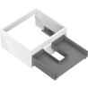 Mexen Box-A cabinet corpus for washbasin 50 cm, 1 drawer, white gloss - 91AX0-0500-235-1-00