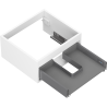 Mexen Box-A cabinet body for washbasin 50 cm, 1 drawer, white matt - 91AX0-0500-235-1-01