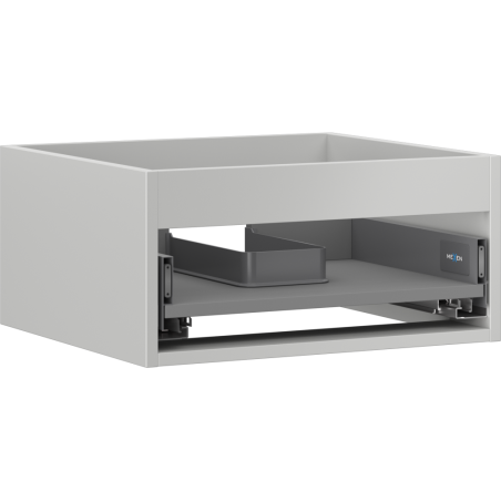 Mexen Box-A 50 cm Under-Sink Cabinet Body, 1 Drawer, Gray Matte - 91AX0-0500-235-1-62