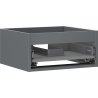Mexen Box-A sink cabinet body 50 cm, 1 drawer, matte graphite - 91AX0-0500-235-1-66