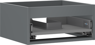 Mexen Box-A under-sink cabinet body 50 cm, 1 drawer, matte graphite - 91AX0-0500-235-1-66