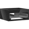 Mexen Box-A basin cabinet carcass 50 cm, 1 drawer, black gloss - 91AX0-0500-235-1-70