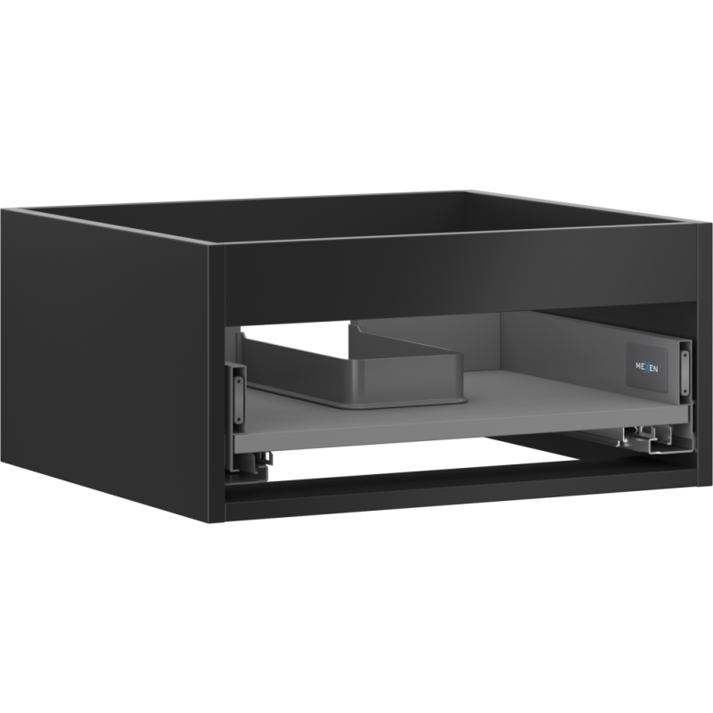 Mexen Box-A sink cabinet body 50 cm, 1 drawer, black matte - 91AX0-0500-235-1-71