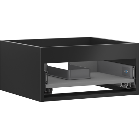 Mexen Box-A sink cabinet body 50 cm, 1 drawer, black matte - 91AX0-0500-235-1-71