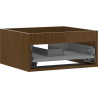 Mexen Box-A cabinet base for washbasin 50 cm, 1 drawer, walnut - 91AX0-0500-235-1-86