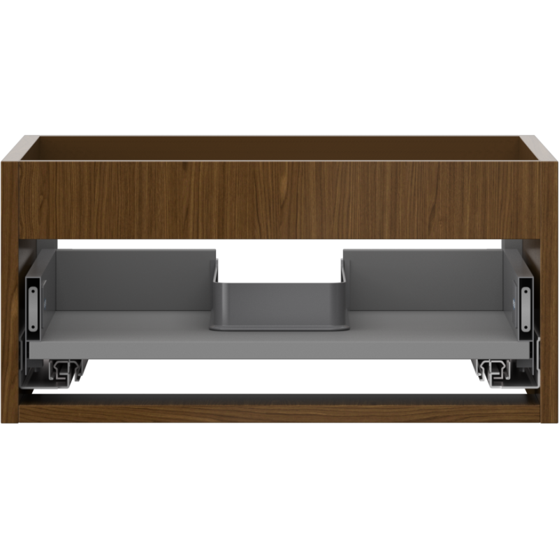 Mexen Box-A cabinet base for washbasin 50 cm, 1 drawer, walnut - 91AX0-0500-235-1-86