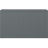 Mexen Rivel bathroom cabinet underwash 80 cm, 1 drawer, grooved, matte graphite - 91A20-08047-1-BF66