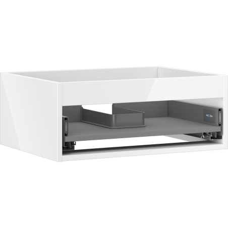 Mexen Box-A cabinet under sink 60 cm, 1 drawer, white gloss - 91AX0-0600-235-1-00
