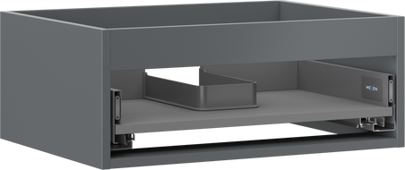 Mexen Box-A cabinet frame for washbasin 60 cm, 1 drawer, matte graphite - 91AX0-0600-235-1-66