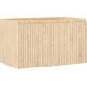 Mexen Rivel bathroom cabinet under-sink 80 cm, 1 drawer, grooved, oak - 91A20-08047-1-BF81