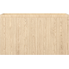 Mexen Rivel bathroom cabinet under-sink 80 cm, 1 drawer, grooved, oak - 91A20-08047-1-BF81