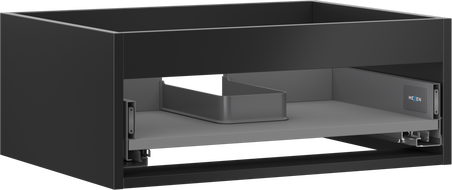 Mexen Box-A cabinet body under-sink unit 60 cm, 1 drawer, black matte - 91AX0-0600-235-1-71