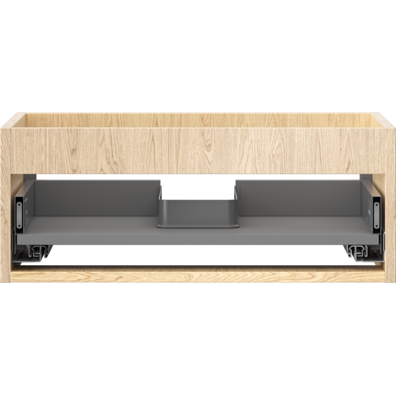 Mexen Box-A vanity unit frame 60 cm, 1 drawer, oak - 91AX0-0600-235-1-81