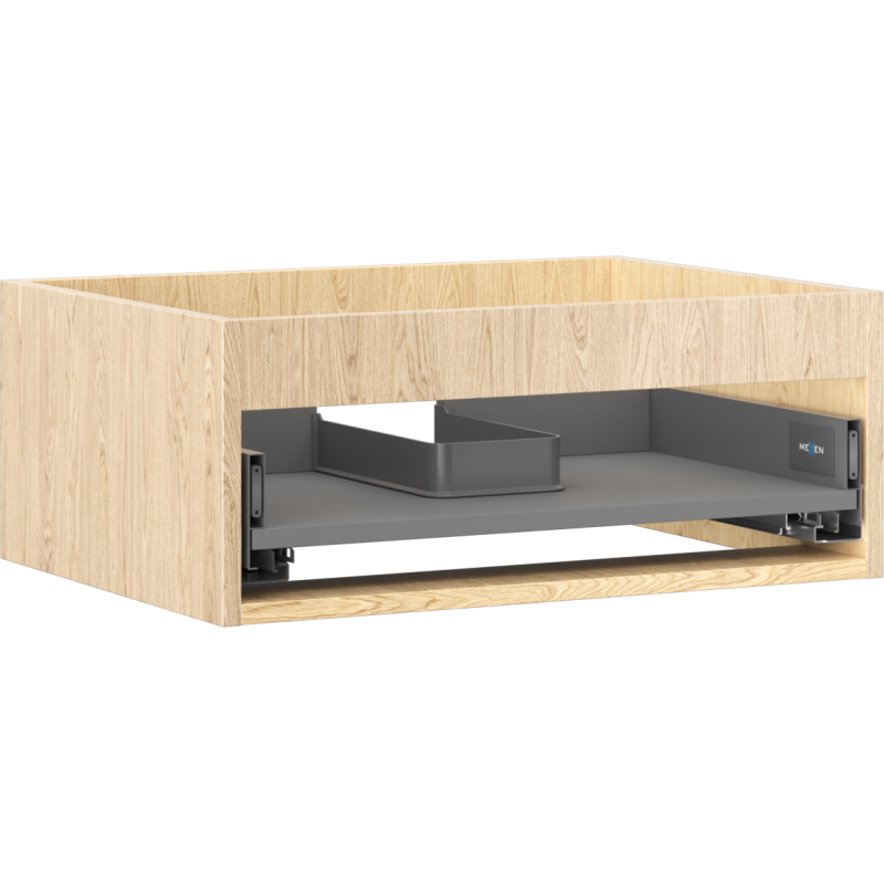 Mexen Box-A vanity unit frame 60 cm, 1 drawer, oak - 91AX0-0600-235-1-81