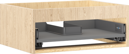 Mexen Box-A vanity unit frame 60 cm, 1 drawer, oak - 91AX0-0600-235-1-81