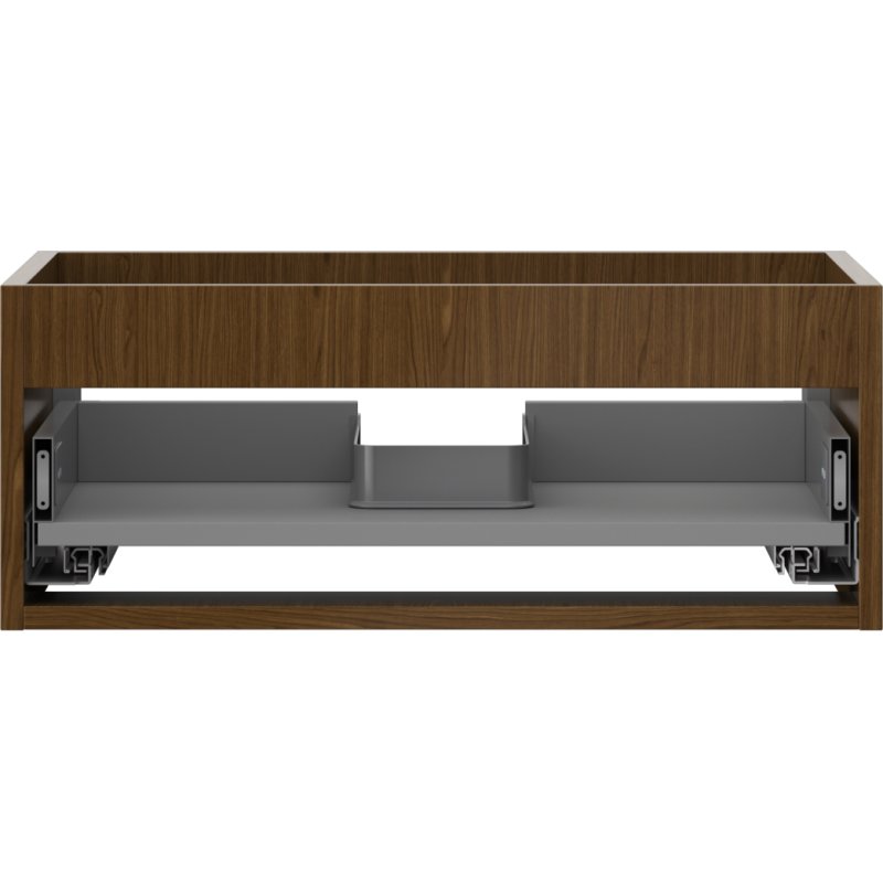 Mexen Box-A cabinet body for washbasin 60 cm, 1 drawer, walnut - 91AX0-0600-235-1-86