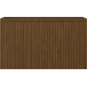 Mexen Rivel bathroom cabinet under-sink 80 cm, 1 drawer, grooved, walnut - 91A20-08047-1-BF86