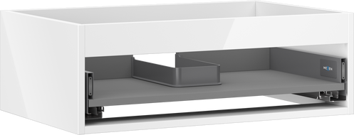 Mexen Box-A Cabinet Unit 70 cm, 1 Drawer, White Gloss - 91AX0-0700-235-1-00