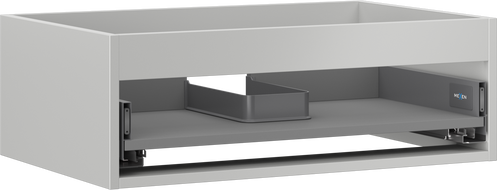 Mexen Box-A Cabinet Body for Washbasin 70 cm, 1 Drawer, Grey Matte - 91AX0-0700-235-1-62