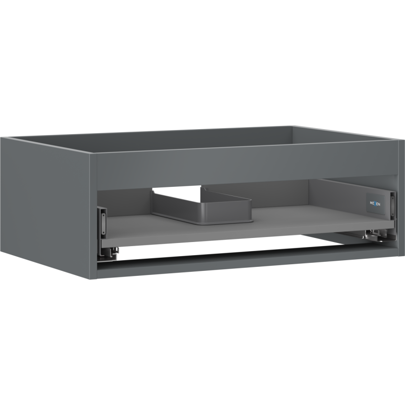 Mexen Box-A cabinet body under sink 70 cm, 1 drawer, matte graphite - 91AX0-0700-235-1-66