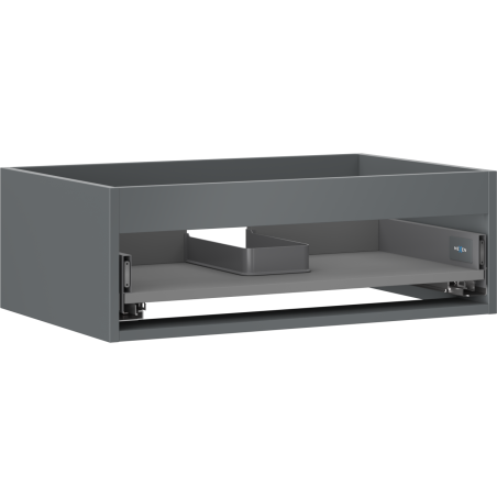 Mexen Box-A Cabinet Unit 70 cm, 1 Drawer, Matte Graphite - 91AX0-0700-235-1-66