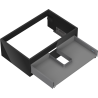 Mexen Box-A cabinet body for washbasin 70 cm, 1 drawer, black gloss - 91AX0-0700-235-1-70