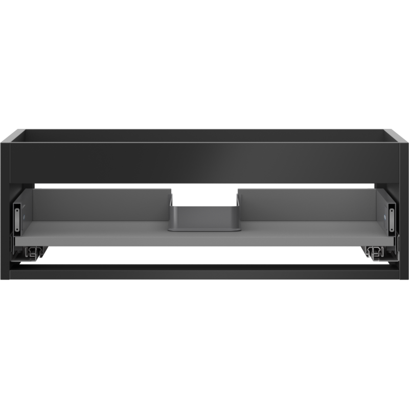 Mexen Box-A vanity cabinet carcass 70 cm, 1 drawer, black matte - 91AX0-0700-235-1-71