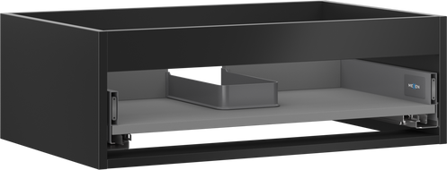 Mexen Box-A cabinet frame for under-sink unit 70 cm, 1 drawer, black matte - 91AX0-0700-235-1-71