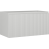 Mexen Rivel bathroom cabinet for under the sink 90 cm, 1 drawer, grooved, gray matte - 91A20-09047-1-BF62