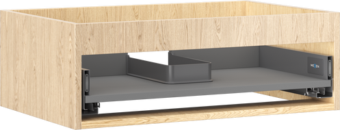 Mexen Box-A under-sink cabinet body 70 cm, 1 drawer, oak - 91AX0-0700-235-1-81