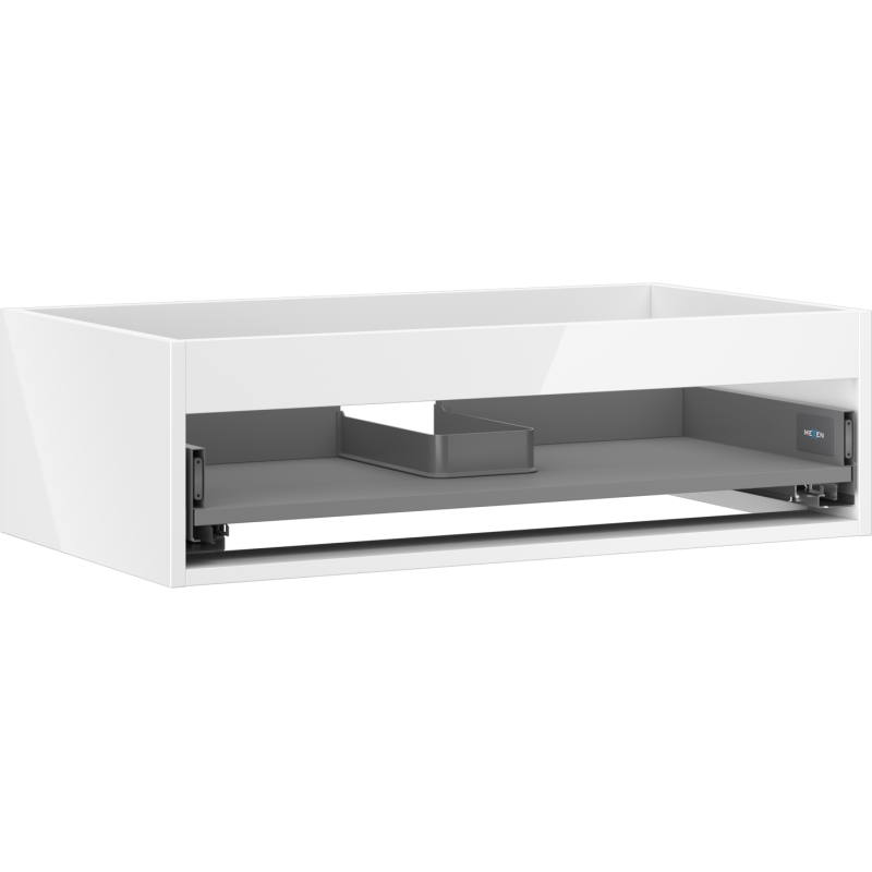 Mexen Box-A vanity cabinet carcass 80 cm, 1 drawer, white gloss - 91AX0-0800-235-1-00