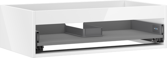 Mexen Box-A washbasin cabinet body 80 cm, 1 drawer, white gloss - 91AX0-0800-235-1-00