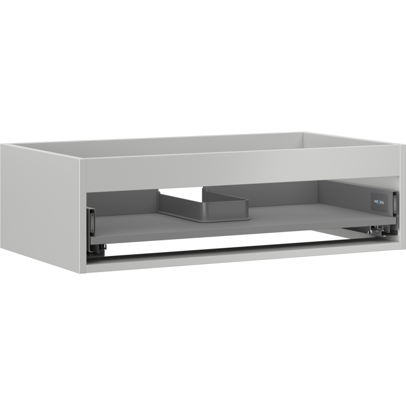 Mexen Box-A cabinet base for washbasin 80 cm, 1 drawer, grey matte - 91AX0-0800-235-1-62