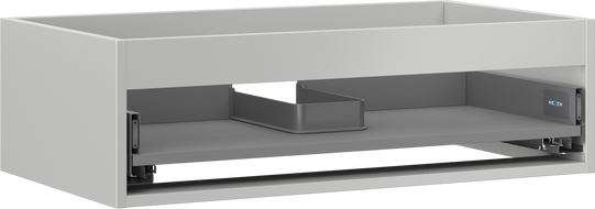 Mexen Box-A cabinet base for washbasin 80 cm, 1 drawer, grey matte - 91AX0-0800-235-1-62