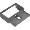 Mexen Box-A Cabinet Base for Washbasin 80 cm, 1 Drawer, Matte Graphite - 91AX0-0800-235-1-66