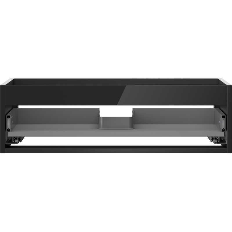 Mexen Box-A unit for under-sink cabinet 80 cm, 1 drawer, black gloss - 91AX0-0800-235-1-70