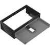Mexen Box-A Cabinet Under Sink 80 cm, 1 Drawer, Black Gloss - 91AX0-0800-235-1-70