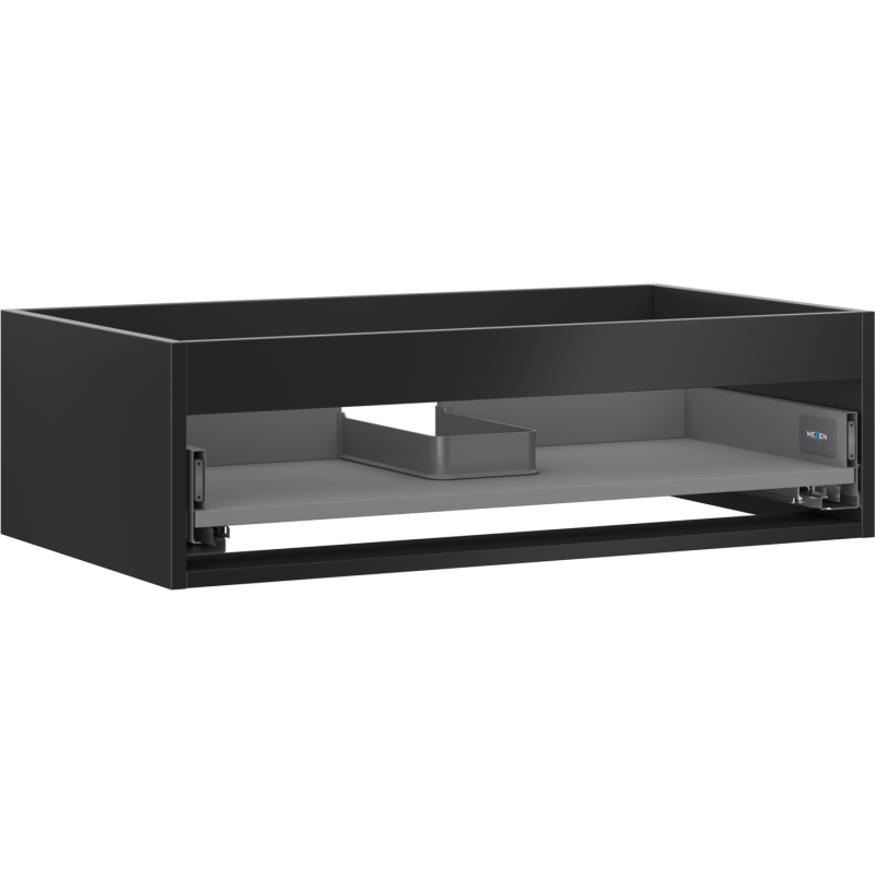 Mexen Box-A cabinet carcass under sink 80 cm, 1 drawer, matte black - 91AX0-0800-235-1-71